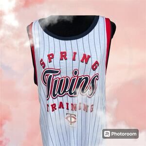 TWINS SPRING TRAINING sleeveless jersey tank, women’s XL